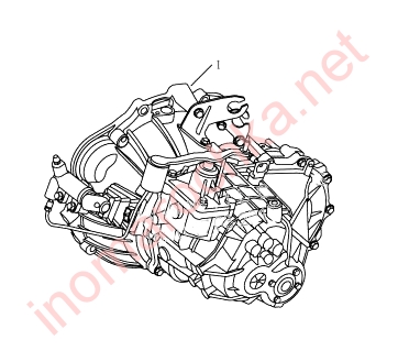 Коробка КПП Geely Emgrand EC7 схема