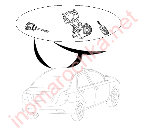Ключи Geely GC6 схема