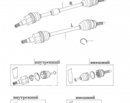 Привод колес Chery Tiggo FL 1.8