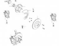 Передние тормозные колодки Суппорт Chery Tiggo FL 1.8 NEW