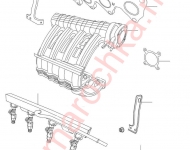 Впускной выпускной коллектор форсунки Chery QQ6 Jaggi