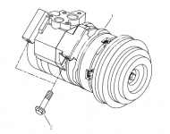 Компрессор Geely Emgrand EC7