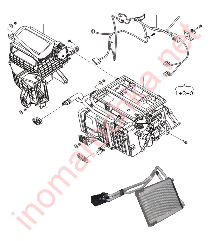 Отопитель Lifan X60 схема